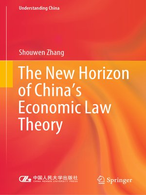 cover image of The New Horizon of China's Economic Law Theory